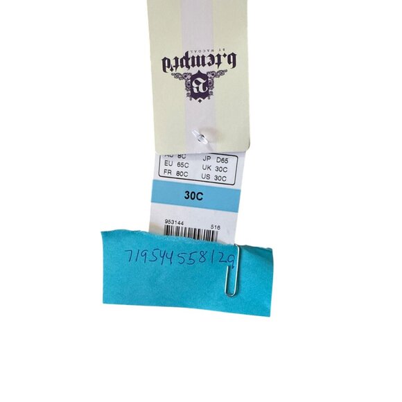 BTemptd Bra Womens 30C Padded Underwire Blue Lace Adjustable - Picture 3 of 3